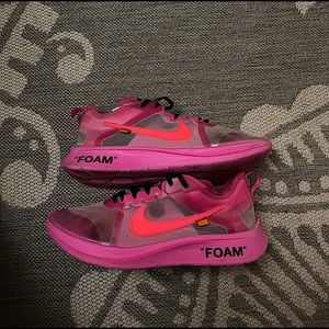 Off white x zoom fly sp “tulip pink”